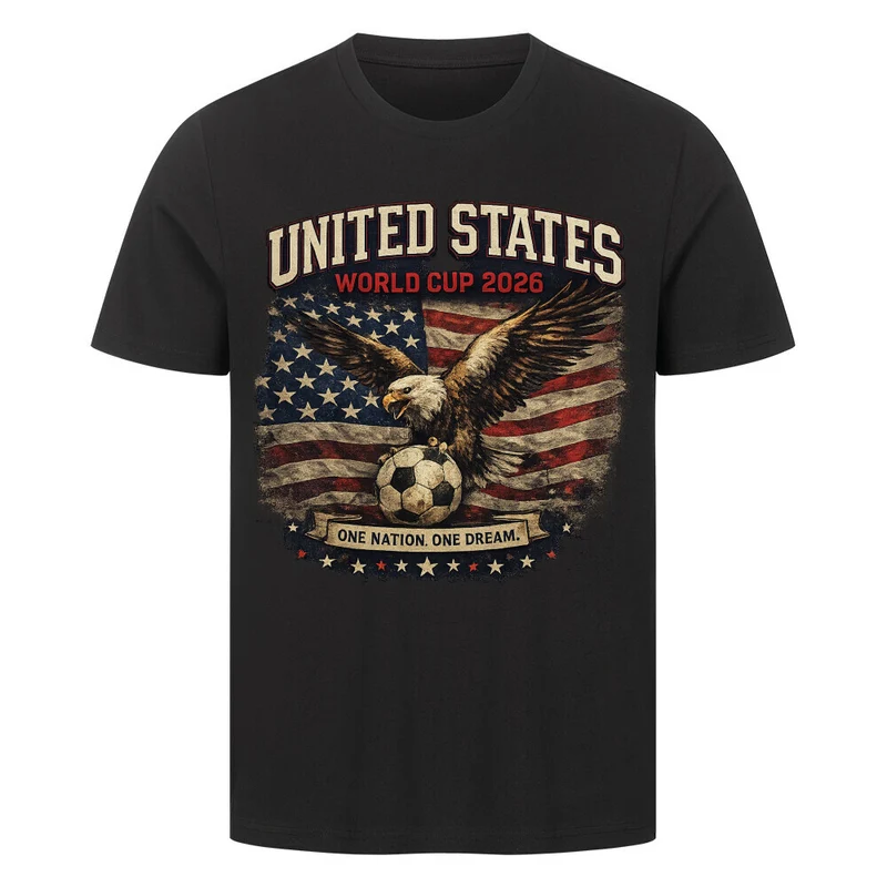 United States World Cup 2026 Vintage Eagle T-Shirt