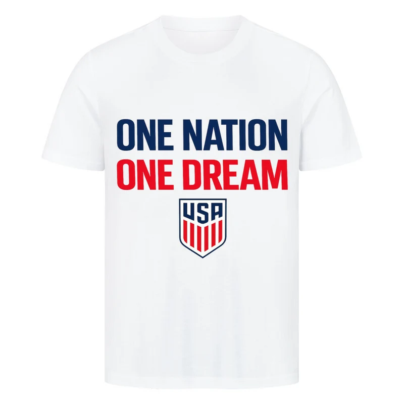 One Nation One Dream USA World Cup T-Shirt