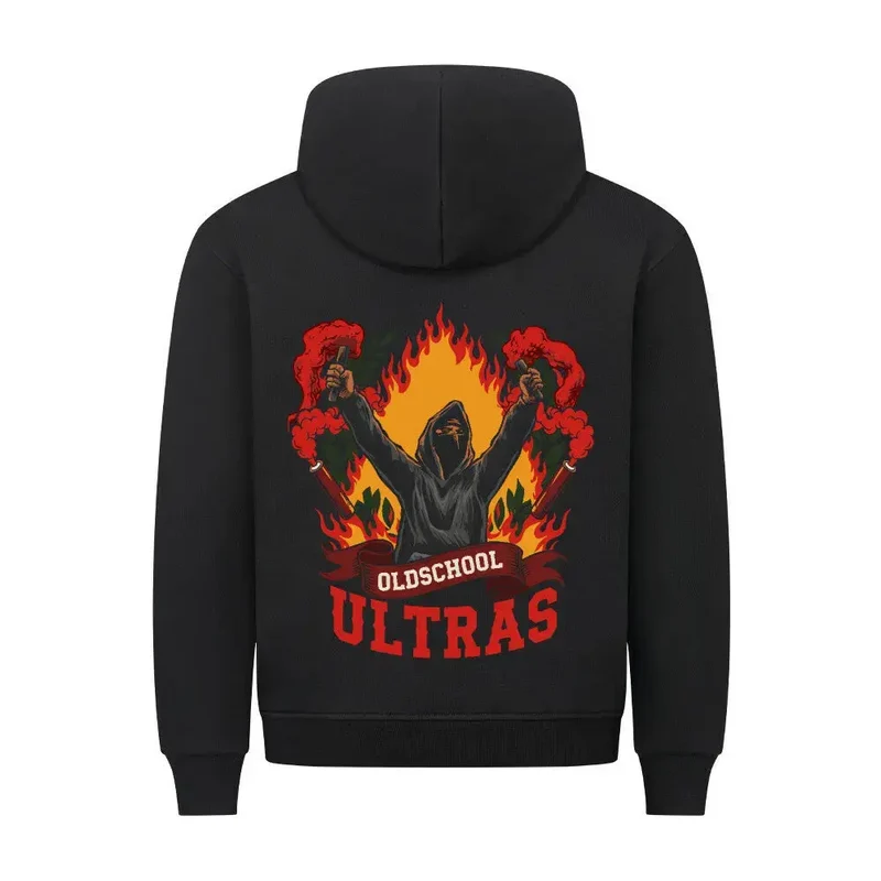 Ultras Oldschool Hooligan Streetwear Hoodie (Rückseitedruck)