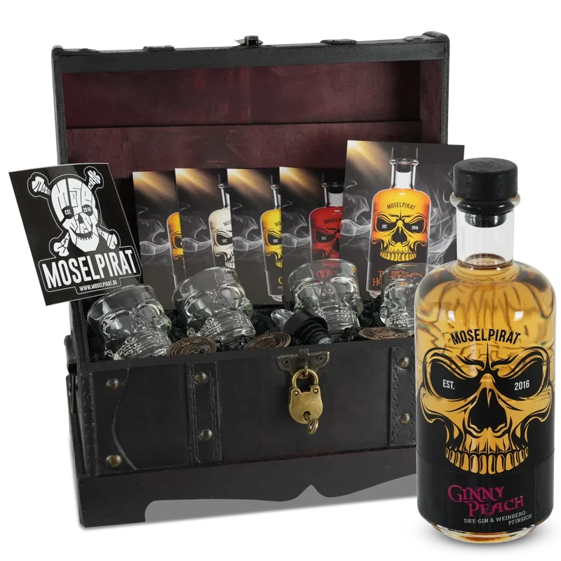Piraten Truhe Ginny Peach Gin