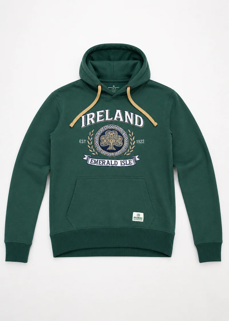 Women's Ireland Shamrock Hoodie | Green
