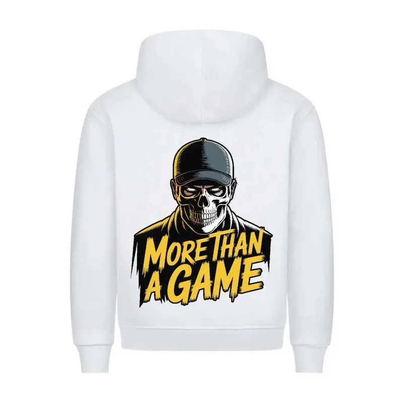 More Than a Game Fußball Pullover – Hoodie (Backprint)