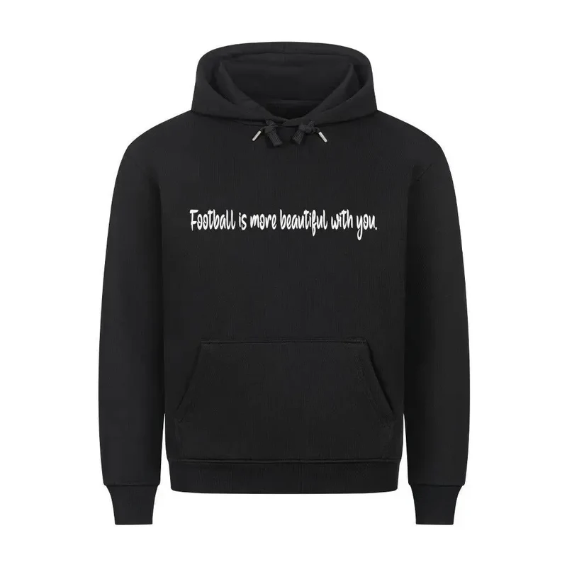 Football Is Beautiful – Premium Hoodie (Front- & Rückendruck)