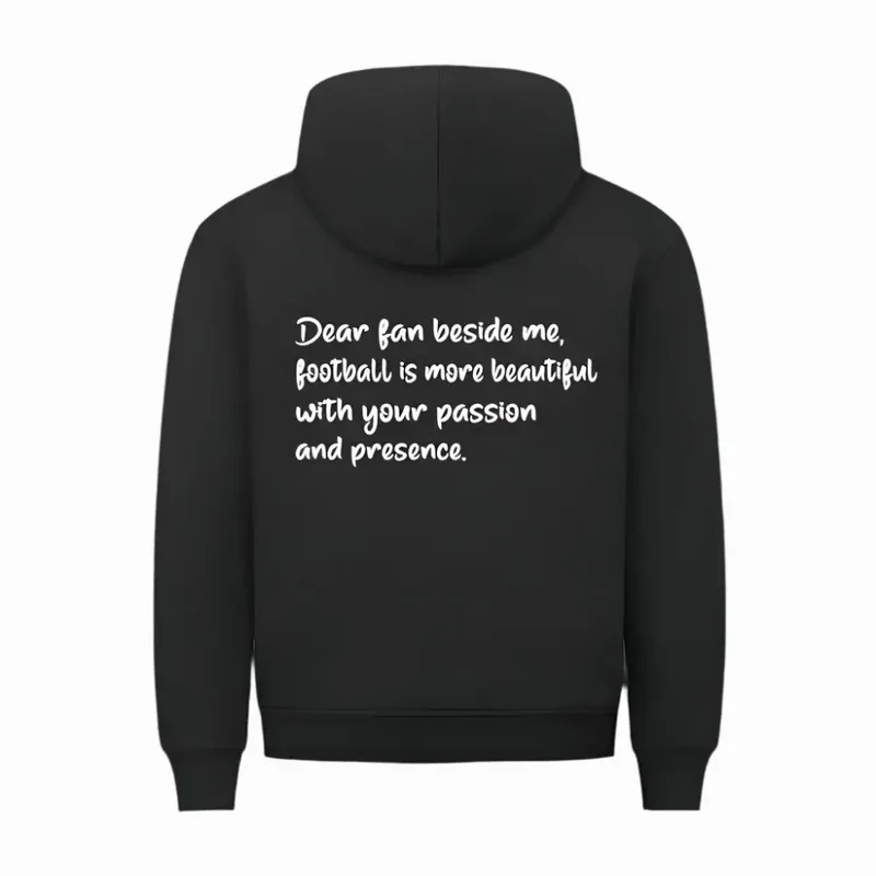 Football Is Beautiful – Premium Hoodie (Front- & Rückendruck)