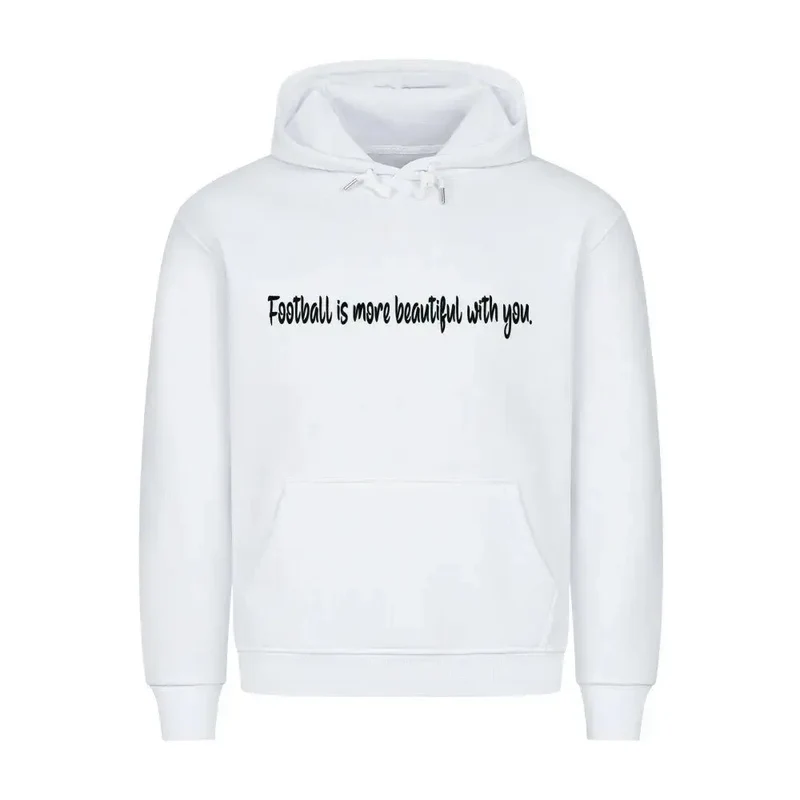 Football Is Beautiful – Premium Hoodie (Front- & Rückendruck)