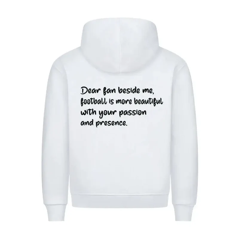 Football Is Beautiful – Premium Hoodie (Front- & Rückendruck)