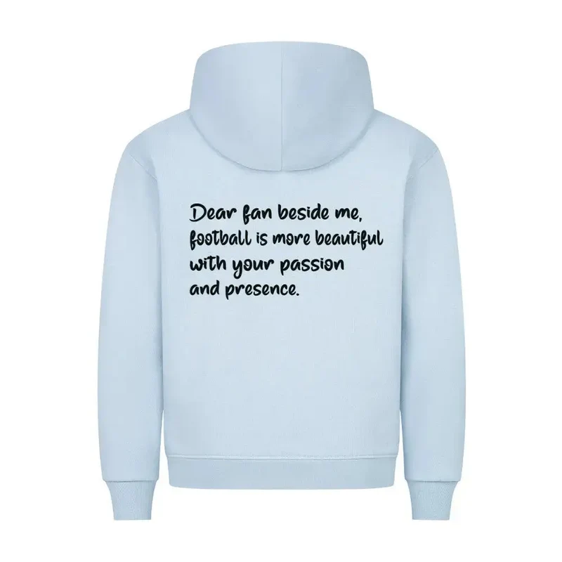Football Is Beautiful – Premium Hoodie (Front- & Rückendruck)