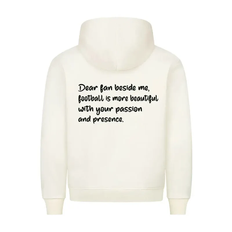 Football Is Beautiful – Premium Hoodie (Front- & Rückendruck)