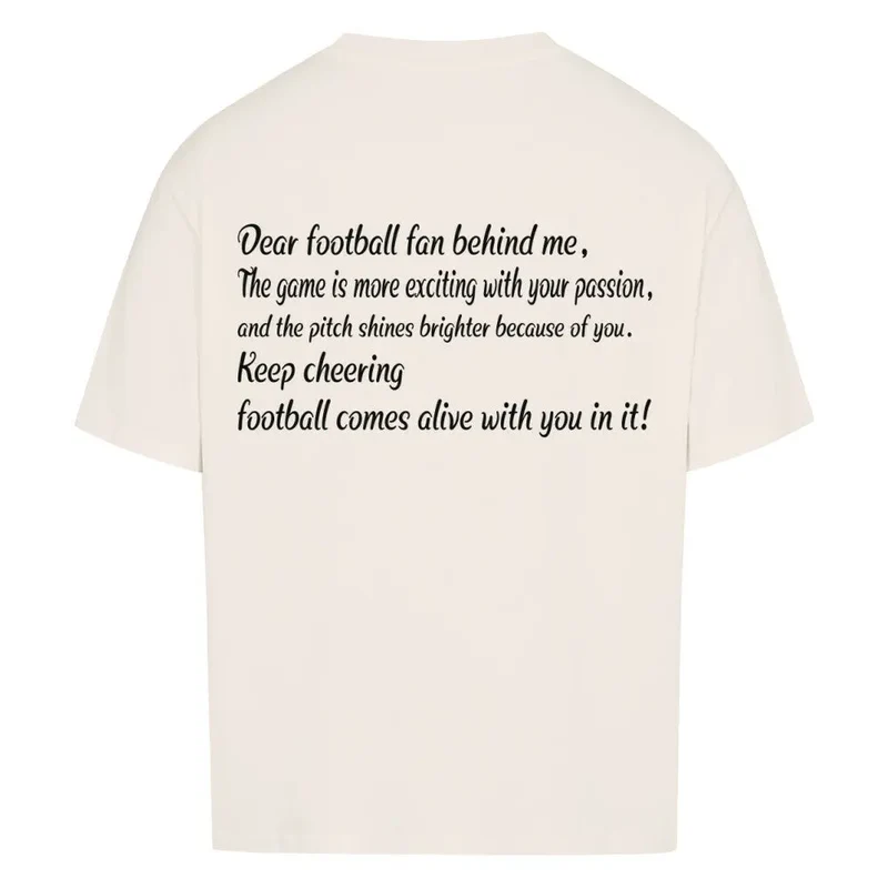 Premium Oversized Custom Football Shirt – Front & Backprint