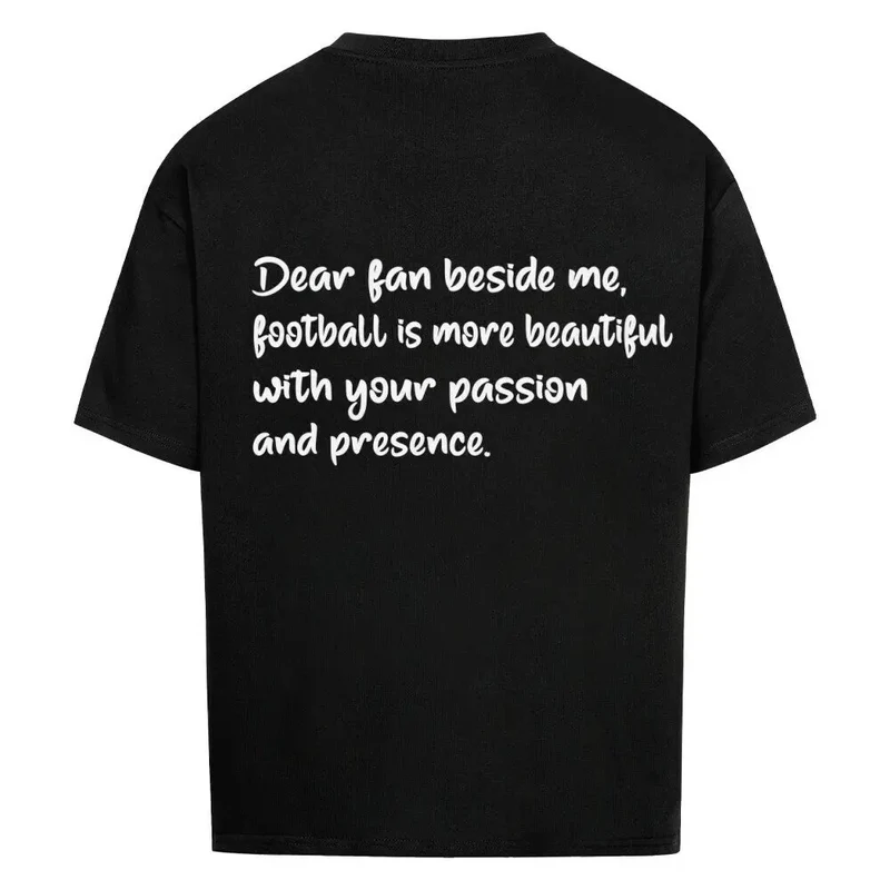 Football Is Beautiful Oversized Shirt (Front & Backprint)