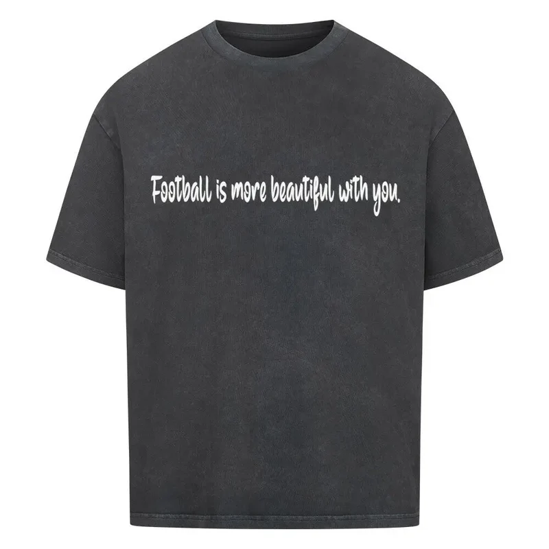 Football Is Beautiful Oversized Shirt (Front & Backprint)