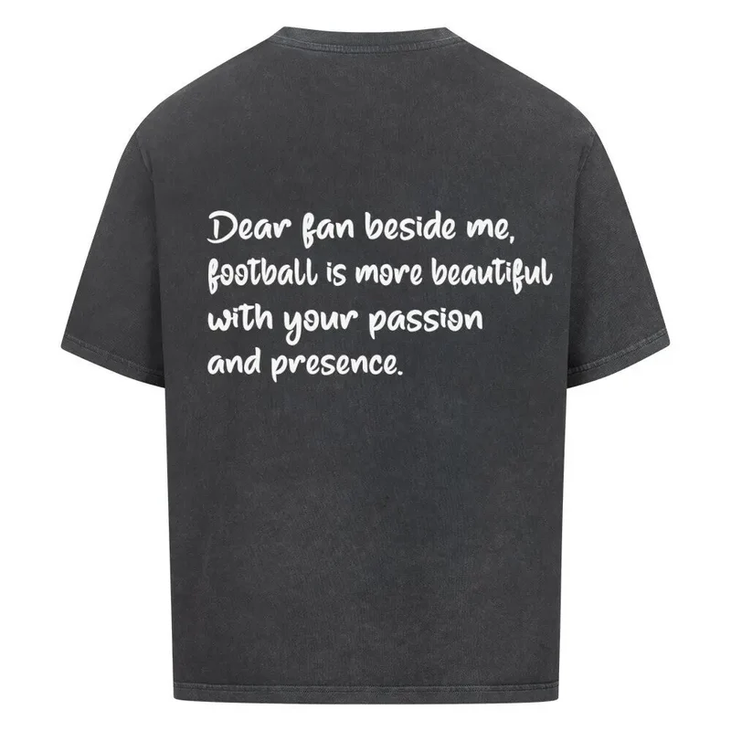 Football Is Beautiful Oversized Shirt (Front & Backprint)