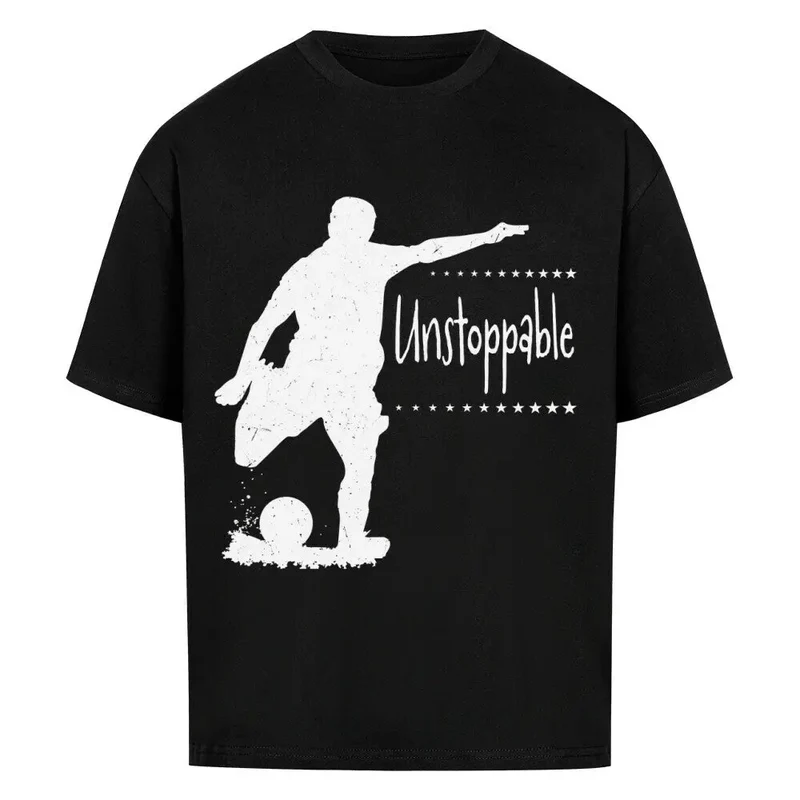Unstoppable Football Oversized Shirt – mit Frontdruck