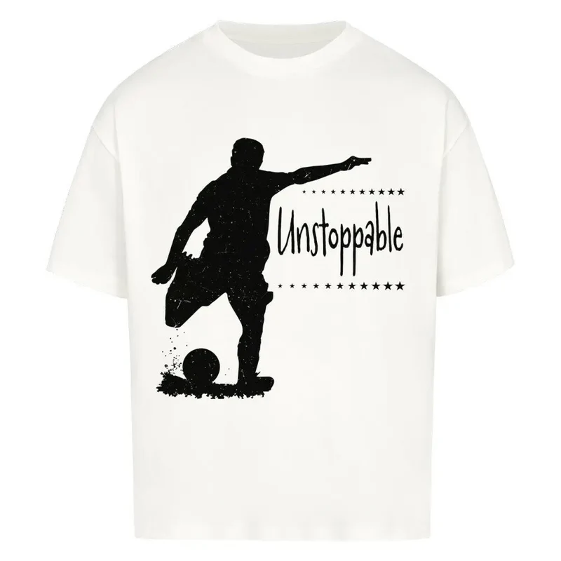 Unstoppable Football Oversized Shirt – mit Frontdruck