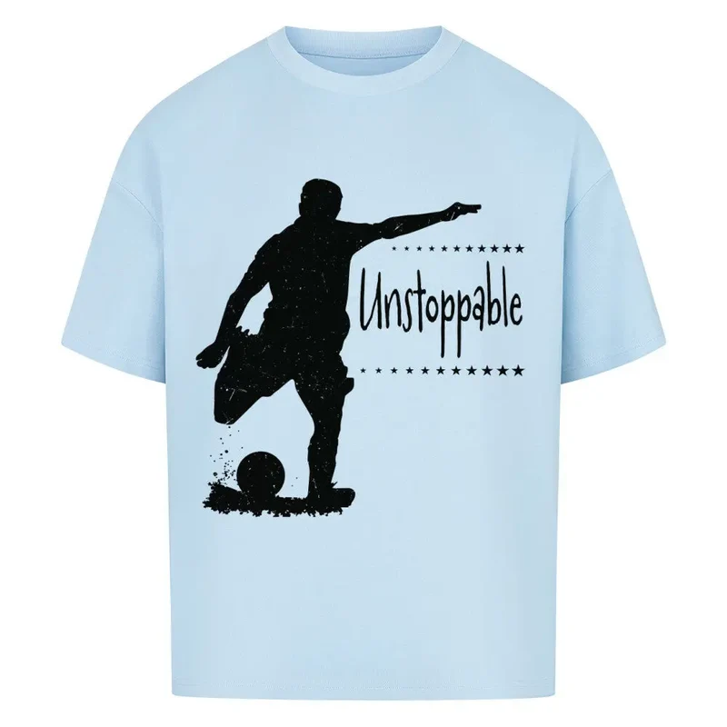 Unstoppable Football Oversized Shirt – mit Frontdruck