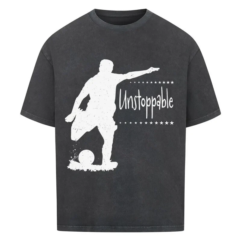 Unstoppable Football Oversized Shirt – mit Frontdruck