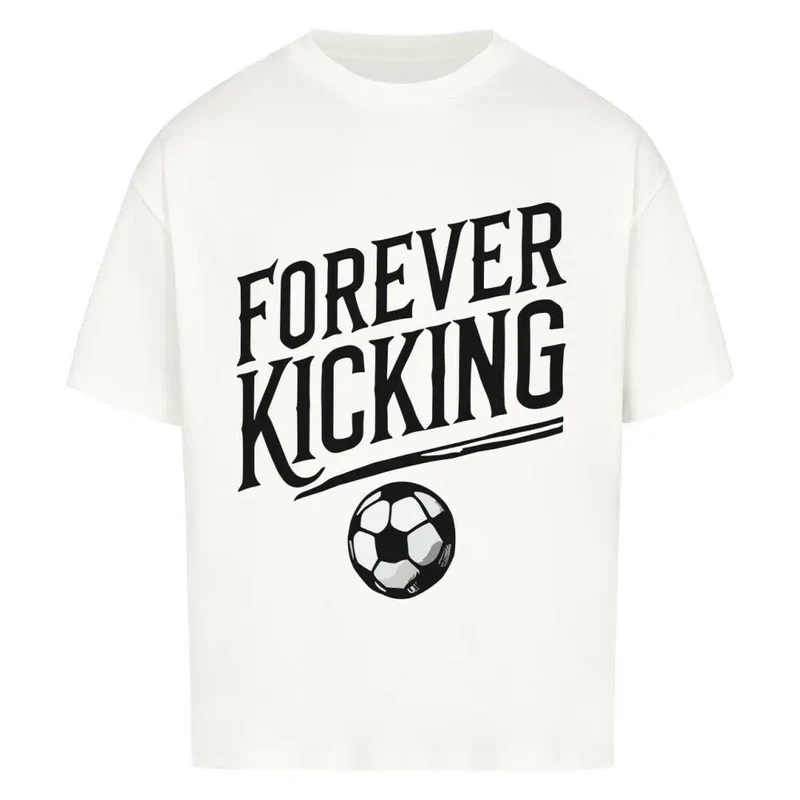 Exclusive Forever Kicking Oversized Shirt – Frontdruck