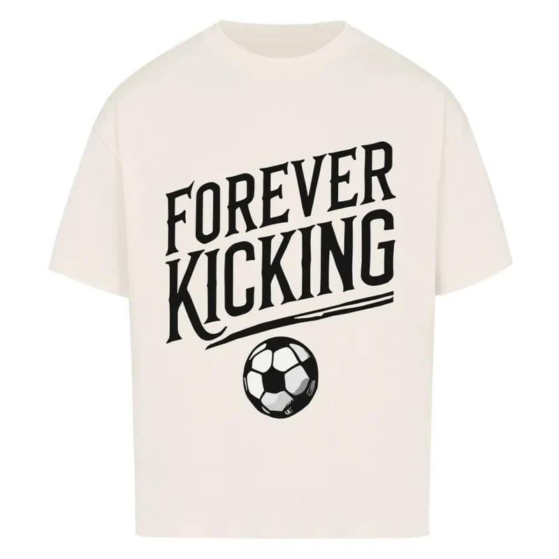 Exclusive Forever Kicking Oversized Shirt – Frontdruck