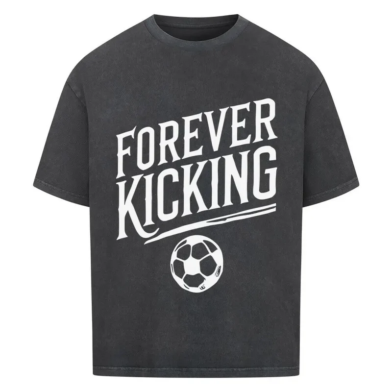 Exclusive Forever Kicking Oversized Shirt – Frontdruck