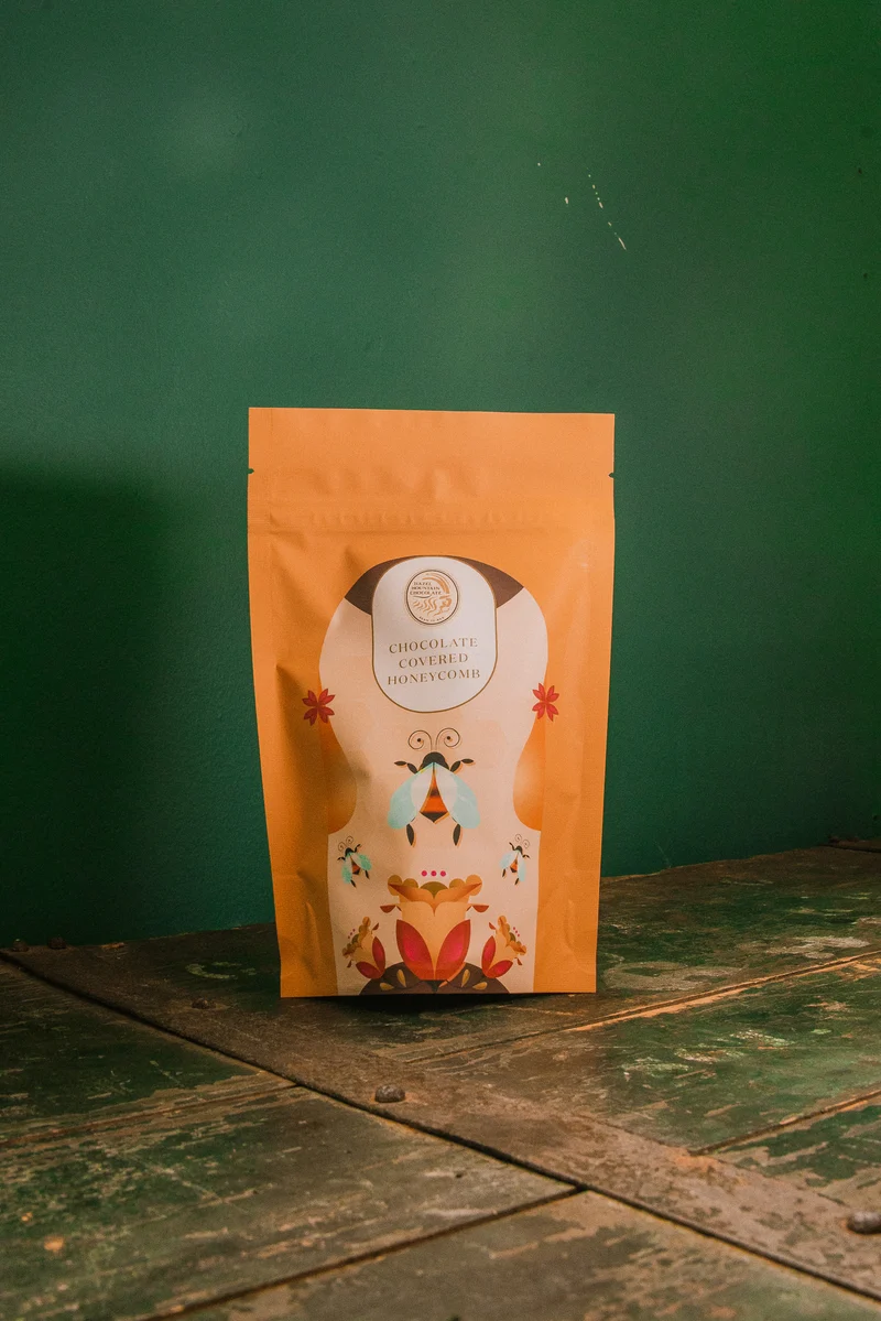 Milk Chocolate Covered Honeycomb | Hazel Mountain Chocolate