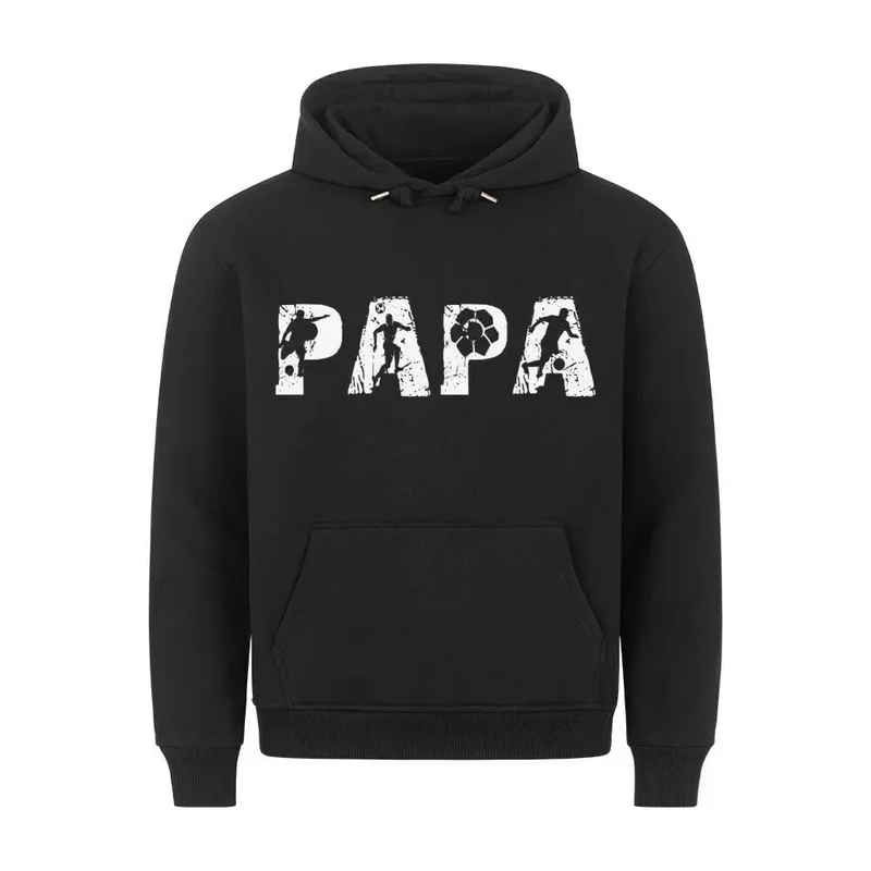 Exclusive Papa Hoodie Fußball – Frontdruck