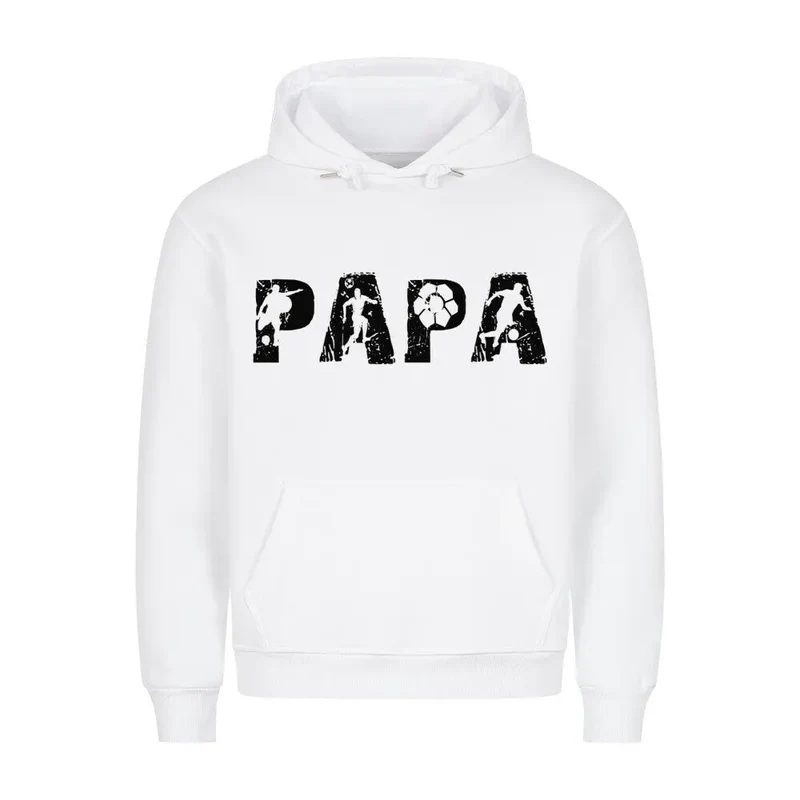 Exclusive Papa Hoodie Fußball – Frontdruck
