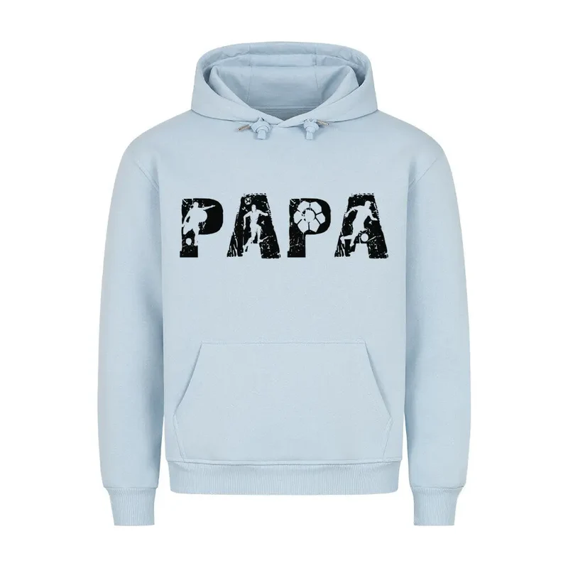 Exclusive Papa Hoodie Fußball – Frontdruck