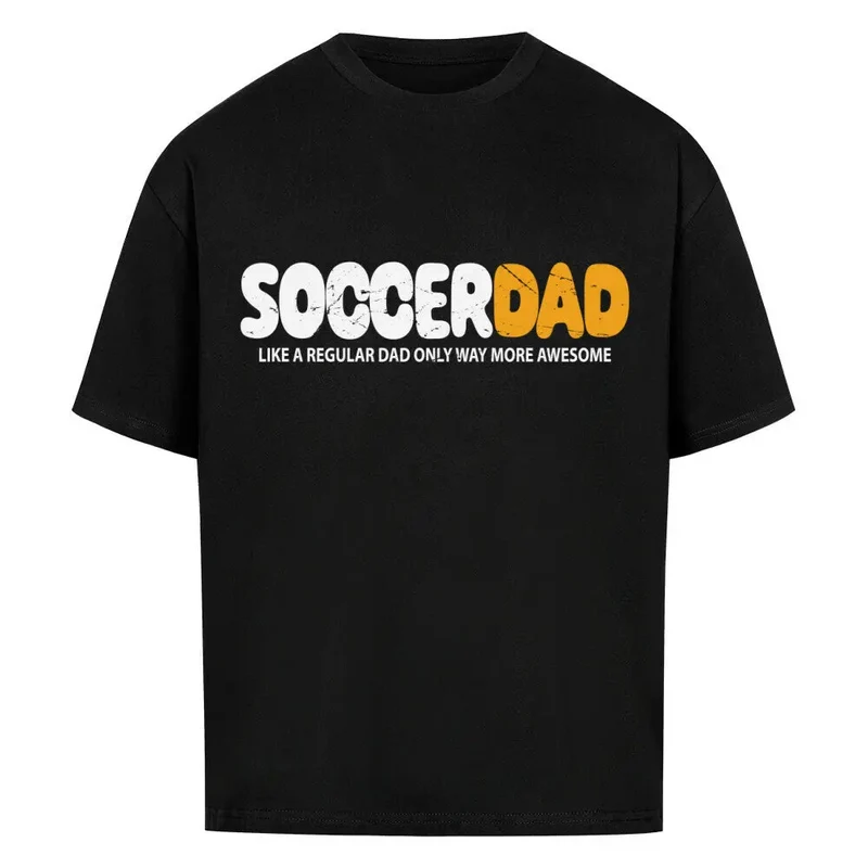 Oversized Soccer Dad Shirt – mit Frontdruck