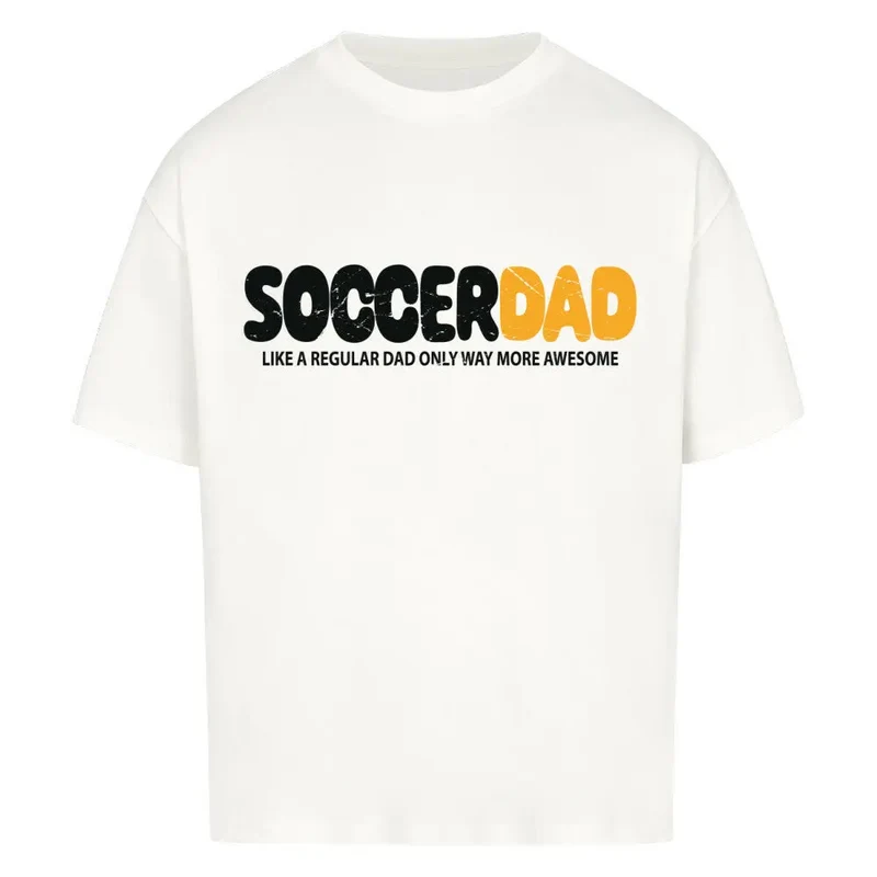 Oversized Soccer Dad Shirt – mit Frontdruck