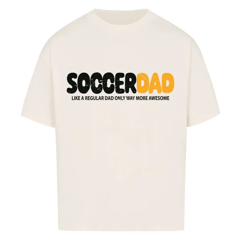 Oversized Soccer Dad Shirt – mit Frontdruck