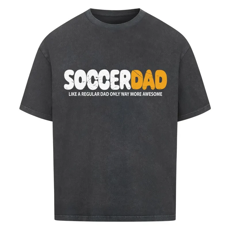Oversized Soccer Dad Shirt – mit Frontdruck