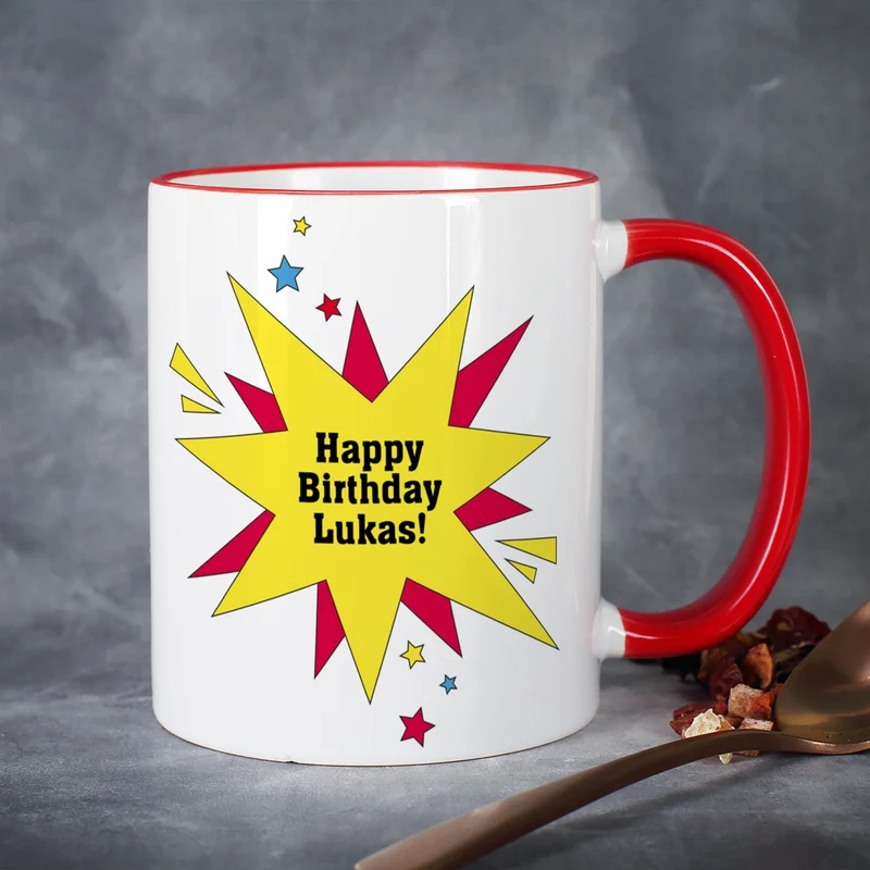 Personalisierte Superhelden Tasse mit Foto & Wunschtext | Männer Geschenk für Papa, Kollegen & Helden