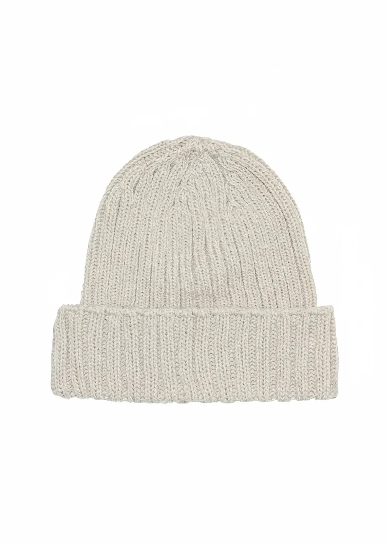 IrelandsEye Ribbed Merino Hat | Stone Marl