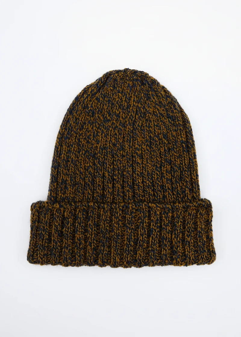 IrelandsEye Ribbed Merino Hat | Desert Marl
