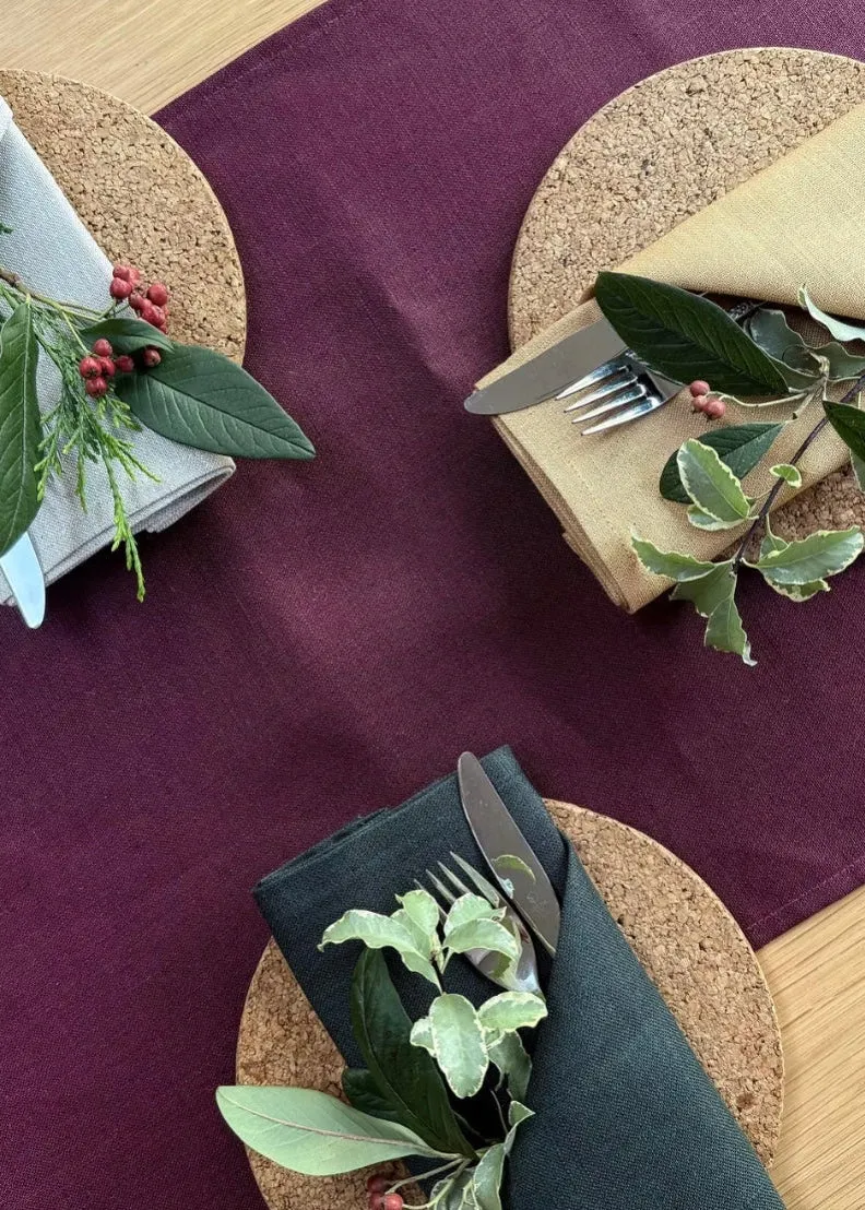 Irish Linen Napkins 2 Pack | Jupiter Red