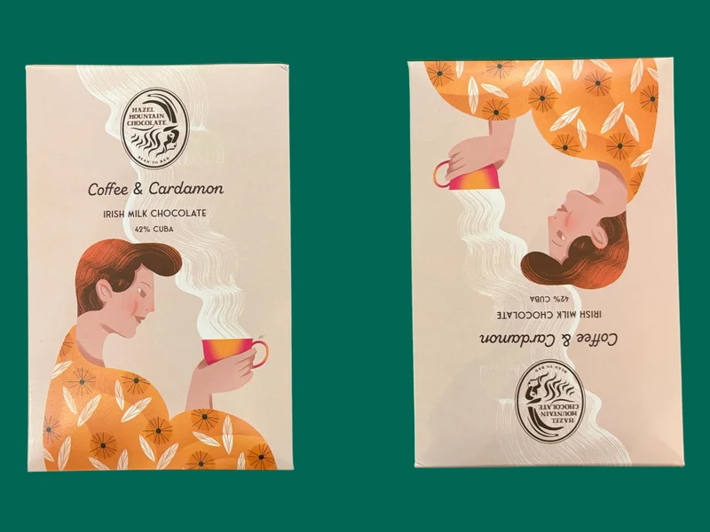 Coffee & Cardamon Irish Milk Chocolate | Hazel Mountain Chocolate