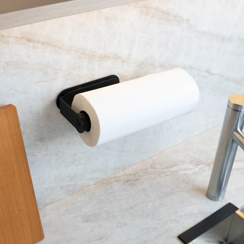 Magnet-Küchenrollenhalter inkl. Metall-Leiste