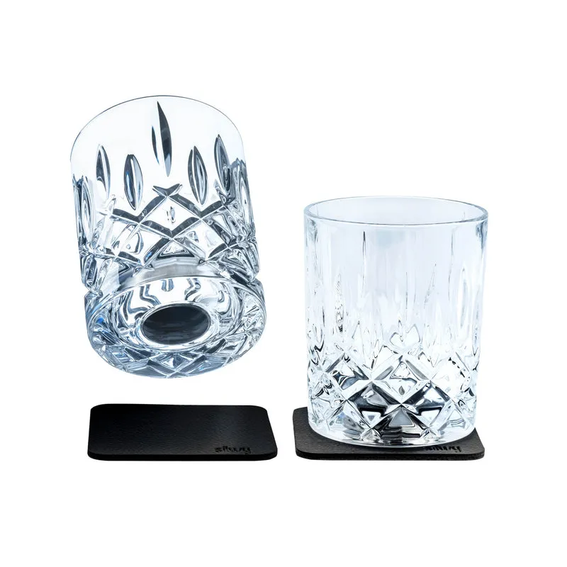 Magnet-Kristallgläser WHISKY DIAMOND