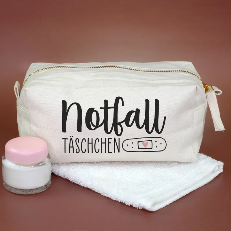 Notfalltäschchen & Medikamententasche als Reise Geschenk in 2 Größen | Beautycase und Kosmetiktasche