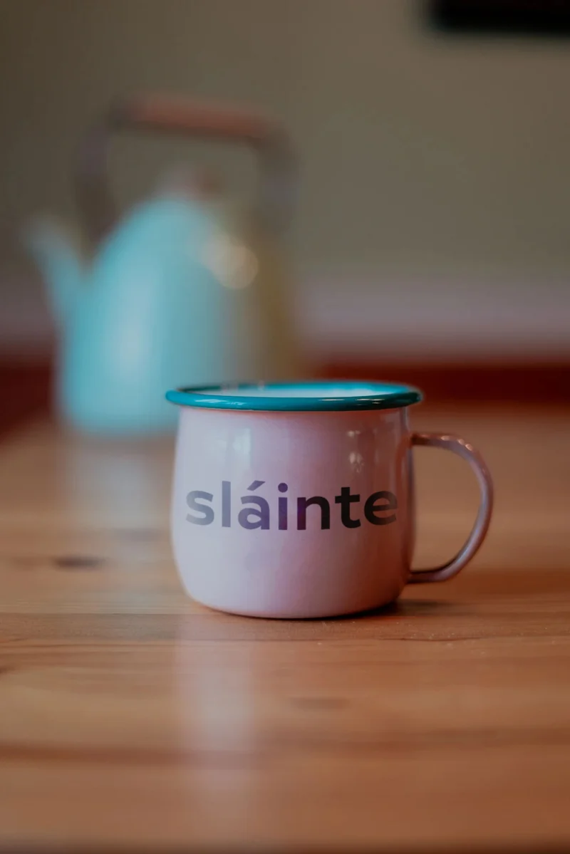 Slainte Enamel Mug | Born & Bred
