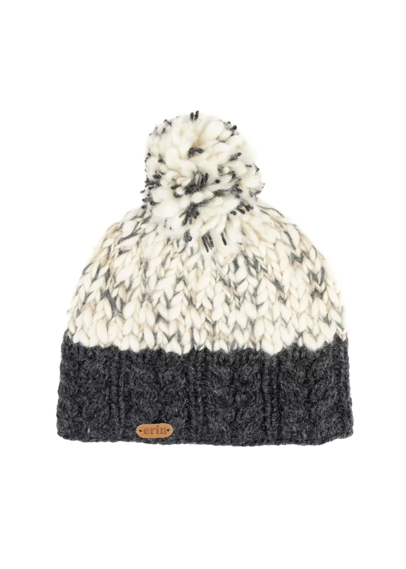 Erin Wool Bobble Flecked Hat | Charcoal