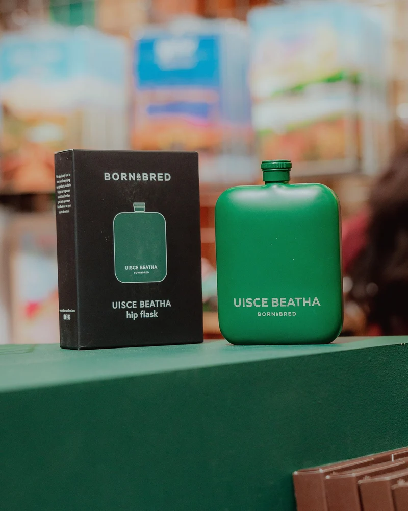 'Uisce Beatha' Whiskey Hip Flask | Born & Bred