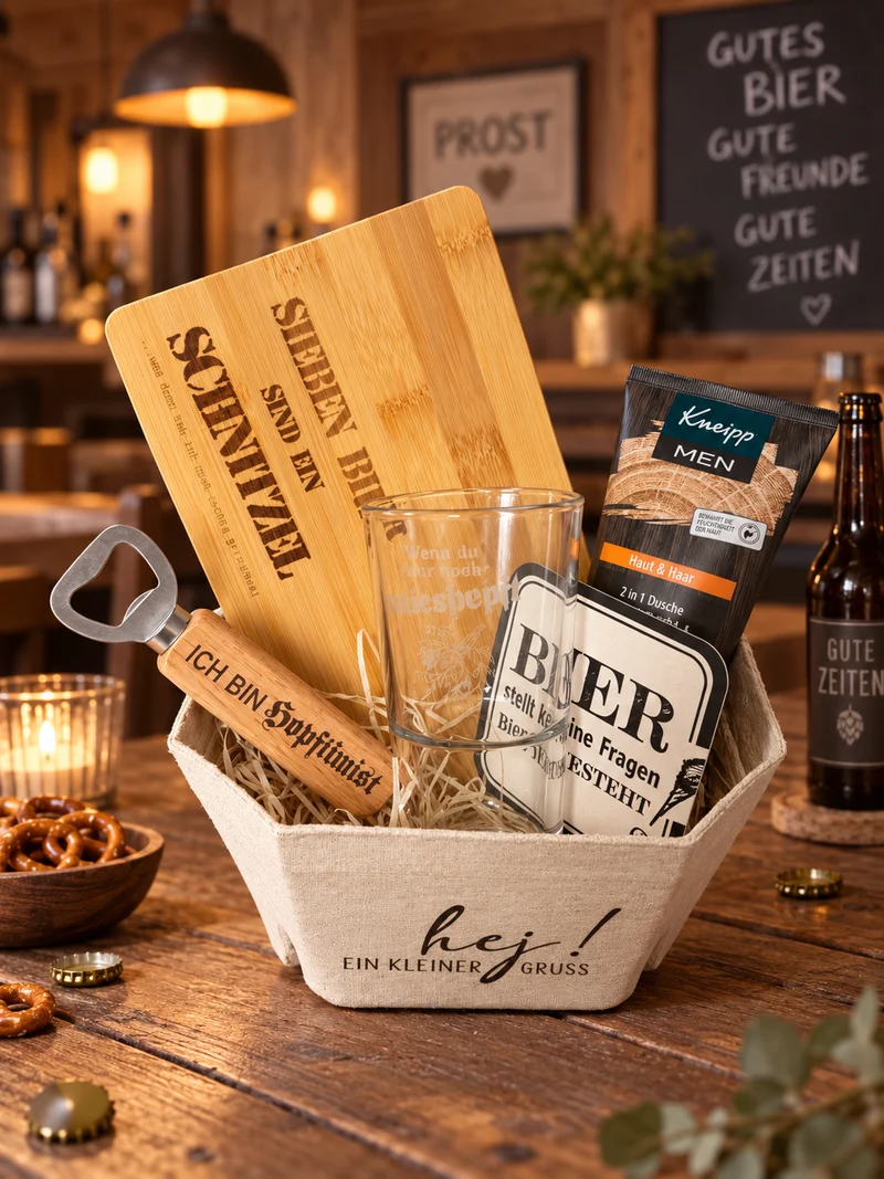 Geschenkbox für Bierfreunde und Bierliebhaber