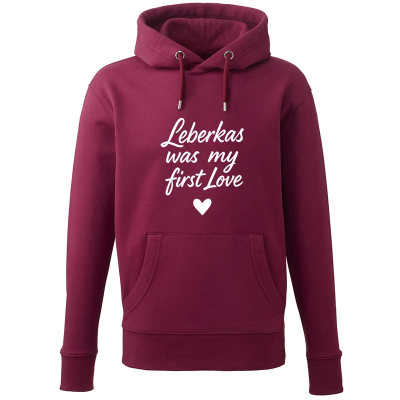 Hoodie "Leberkas was my first Love"