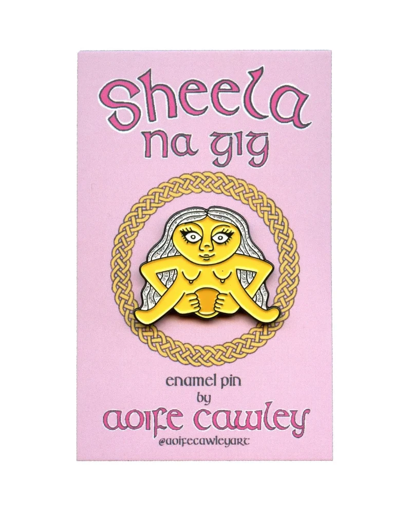 Sheela na Gig Enamel Pin | Aoife Cawley Art