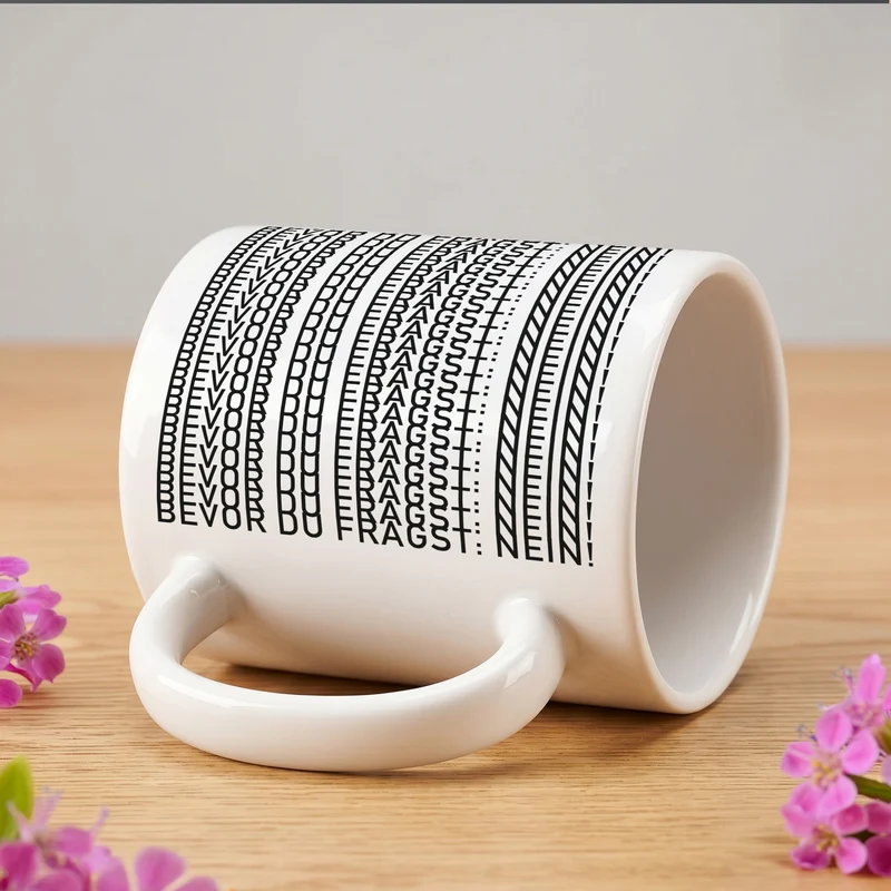 Kaffeetasse 'Bevor du fragst: Nein!' | Keramik Tasse mit versteckter Botschaft als lustiges Geschenk