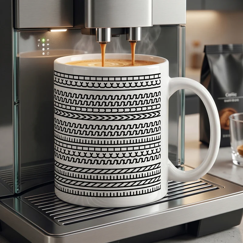 Tasse 'Einen Scheiss muss ich' | Kaffeetasse mit versteckter Botschaft als lustiges Geschenk