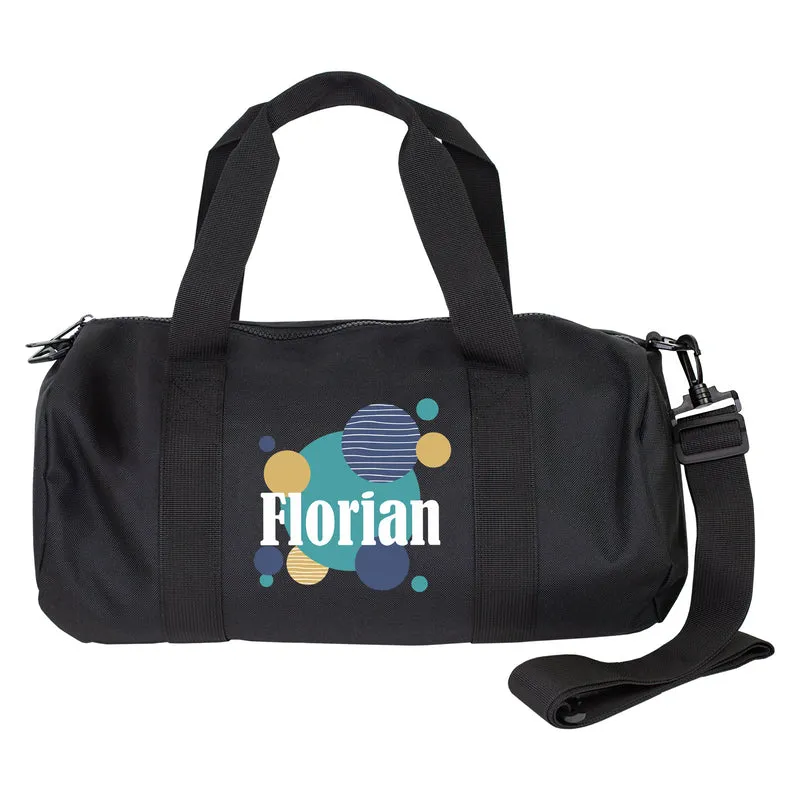 Sporttasche mit Name personalisiert als Geschenk | Kleine Reisetasche & Dufflebag für Freizeit und Sport