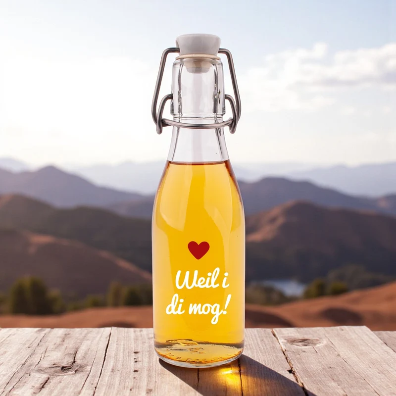 Likör/Schnaps "Weil i di mog!"