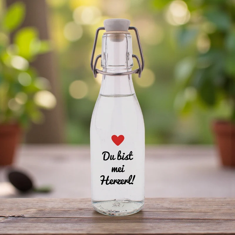 Likör/Schnaps "Du bist mei Herzerl!"